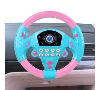 20 * 20cm Simulated Portable Driving Controller, Children's Steering Wheel Toys, Fun Car Driving Toy With Sound And Light, Simulation Drive Car Toys, Early Educational Toy For Kids