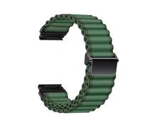 20 22 26mm Ocean Nylon Loop Strap For Garmin Watch Fenix 5 5S 6 Plus 7 Pro 7S 7X 8 AMOLED 43 47 51 Enduro 2 3 Band(Green,For Enduro 1 2 3)