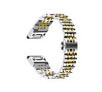 20 22 26mm Quick Release Metal Stainless Steel Strap Fit For Garmin Fenix8 7S 7x 7 6S 6X 6 Pro 5X 5 5S 935 945 Enduro Gen2(Silver gold,22mm)
