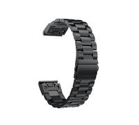 20 22 26mm Quick Release Metal Stainless Steel Watch Strap Fit For Garmin Fenix8 7S 7 7X 6S 6 6X Pro 5S 5 5XPlus(Black,22mm Fenix 5 5Plus)