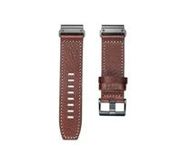 20 22 26mm Quickfit Leather Strap Fit For Garmin Fenix/Actix/Forerunner/Vivoactive/Apploach/MARQ/Enduro(COF,20mm)