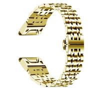 20、22、26mm Quickfit Stainless Steel Strap Fit for Garmin Fenix 8 / Fenix 7 / Fenix 6 / Fenix 5 / EPIX 2 / Fenix 7X / Fenix 6X(Gold,20mm For Fenix 7S)