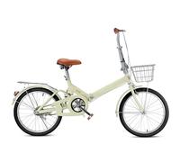 20/22 Inch Folding Bike for Adults, Shock-Absorbing, Ultra-Light Portable