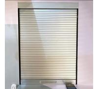 20'' 24 28 in 32 36 40 Inch Tall Custom Size Tambour Door & Track Sets Face Frame, Flexible Installation Pull-Down Cabinets Closet Retractable Gate(16x34inch/40.6x86.4cm)