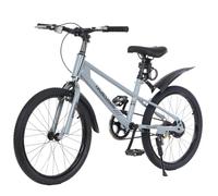 20" 24" Kids Bike for Boy & Girls, Mountain Bike with Double Brakes | Bicycle Lock | Kickstand | Adjustable Seat | Anti-Slip Tires | Kids' Bicycle for Aged 7-12 Years Old,Blue,24in