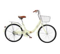 20" 24" Women's Folding Bike, High-Carbon Steel Step Through for Adults | Foldable Step-through Frame, Wear-resistant Tires, Adjustable Seat, Easy Storage