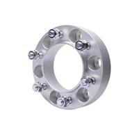 20/25/30/35mm 1pcs Car Forged Aluminum Alloy Separador Wheel Spacer Adapter Accessories For Mitsubishi For Pajero(Silver 30mm)