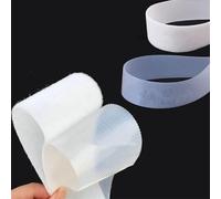 20/25/30/40/50mm Soft Baby Hook Loop Fastener Tape Safe Baby Transparent Black White Self Adhesive Stickers Tape DIY Sewing 2M (Color : 25mm Transparent, Size : Loop and Hook 2meter)