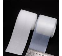 20/25/30/40/50mm Soft Baby Hook Loop Fastener Tape Safe Baby Transparent Black White Self Adhesive Stickers Tape DIY Sewing 2M (Color : 50mm Transparent, Size : Loop and Hook 2meter)