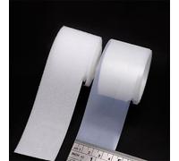 20/25/30/40/50mm Soft Baby Hook Loop Fastener Tape Safe Baby Transparent Black White Self Adhesive Stickers Tape DIY Sewing 2M(40mm Transparent,One Side Loop 2m)