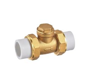 20/25/32/40/50/63mm BSP Female Thread Brass Swing Check Valve Double Movable Joints One Way Non-Return Valve for Water(32mm)