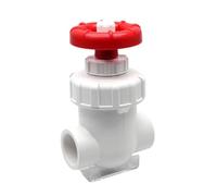 20/25/32/40/50mm Gate Valve Flow Control PVC Valve Garden Irrigation Aquarium(20mm DN15,White)