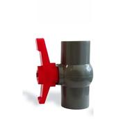 20/25/32/40/50mm Thread and Socket Type Pipe PVC Valve Agriculture Garden Irrigation Fittings 1Pc(3-4)