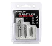 20/25 Pieces Small Twist Drill Bit with Plastic Box for Precision