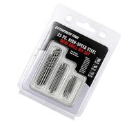 20/25Pcs Miniature Twist Drill Bits For Detailed Craft Projects And Watch Repair Woodworking Tools In Compact Case