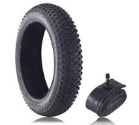 20/26x4.0/4.9 Inch Fat Tire Set with Inner Tube, Extra-Large Puncture Proof Fat Tires, Compatible with Mountain Snow or 3-Wheel Bikes (26x4.9inch)(20x4.0inch)