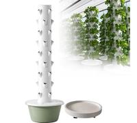 20/28/36 Sites Vertical Hydroponic Towers Patio Grow Column Hydroponics Starter Tower Kit - Indoor Growing System with Pump, Controller 9-Layer36Pots-HydroponicTower