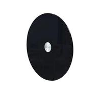 20" 28" 39" Black Tempered Glass Turntable Rotating Serving Tray Centerpiece Plate Ideal for Dining Parties & Events 50cm/20in Round Tabletop Display