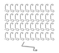 20/30 / 40Pcs Adjustable Fence Tightener Set, Rust-Resistant Metal Clamps with Tension Handle for Barn Garden Outdoor Repair Fence Wire Tightener Tool Set with Tension Handle Heavy Duty Kirsite