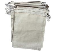 20/30/50/100 Pcs Cotton Drawstring Storage Bag For Gift Package Christmas Party Wedding Craft Packing Plain Pouches for Laundry, Travel(30 pcs,20x25cm)