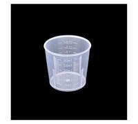 20/30/50/300ML Plastic Graduated Measuring Cup Liquid Container Epoxy Resin Silicone Making Tool Transparent Mixing Cup(30ml)