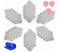 20/30/50pc Multipurpose Wire Dishwashing Rags for Wet and Dry,Non-Scratch Wire Dishcloth,Reusable Kitchen Cleaning Cloth,Effortlessly Removes Stubborn Stains from Dishes,Pots,Grills,Stoves (30pcs)