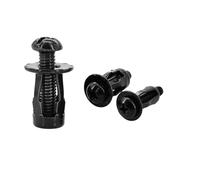 20/30/50Pcs Petal Shape Rivet Nut Screw Bolt Kit Expansion Metal Rivetnut Panel License Plate Clamp Lock Jack Nuts M4 M5 M6 M8(Cross Head (Black),M4x16(30Pcs))