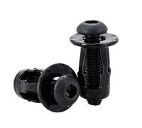 20/30/50Pcs Petal Shape Rivet Nut Screw Bolt Kit Expansion Metal Rivetnut Panel License Plate Clamp Lock Jack Nuts M4 M5 M6 M8(Round Head (Black),M4x20(30Pcs))