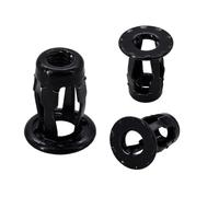 20/30/50Pcs Petal Shape Rivet Nut Screw Kit Expansion Metal Rivetnut Panel License Plate Clamp Lock Jack Nuts M4 M5 M6 M8(Nut Only(Black),M4x16(30Pcs))