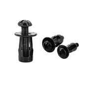 20/30/50Pcs Petal Shape Rivet Nut Screw Kit Expansion Metal Rivetnut Panel License Plate Clamp Lock Jack Nuts M4 M5 M6 M8(Cross Head (Black),M4x16(30Pcs))