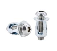 20/30/50Pcs Petal Shape Rivet Nut Screw Kit Expansion Metal Rivetnut Panel License Plate Clamp Lock Jack Nuts M4 M5 M6 M8(Round Head (Silver),M4x20(30Pcs))