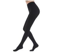 20-30 mmHg Medical Compression Tights for Women Men Long Class II with Closed Toe Graduated Compression Lipedema Support Stockings for Pregnancy Varicose Veins Edema, black, L