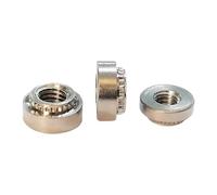 20/30pc M2 .5 M3 M4 M5 256 440 632 832 032 Stainless Steel Board Nuts Self-Clinching Inserting Nutsert Press Rivet Nut((20Pcs) KF2-632)