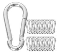 20/30Pcs Mini Carabiner for Outdoor Hiking
