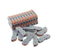 20/34/50PCS Lever Wire Connectors, 1 To Inline Assemblable Connector, Electrical Terminals(50pcs)