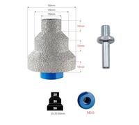20-35-50mm Step Drill Chamfer Bit Straight Flute Emery | This emery step drill offers for versatile hole opening in wood, aluminium, and metal sheets for efficient project completion