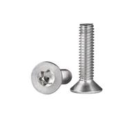 20-35pcs M2/M2.5/M3/M4/M5/M6/M8 304 Stainless Steel Countersunk Head Torx Screws, M6x16mm(35pcs)