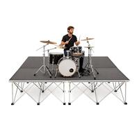 20/39/48" Portable Stage Platform, Modular Connectable Stage Riser with Folding Legs for Singer & Live Music Performance(H 23.6in/60cm,50x50cm/20x20")