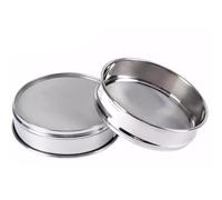 φ20×4.5cm Diameter 304 Stainless Steel Lab Test SieveStandard Mesh Lab Sieves Laboratory Sample Test Analysis Sieve for Industrial Laboratory (10 mesh [2mm])