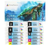 20 (4 SETS) Compatible PGI-525 CLI-526 Ink Cartridges for Pixma iP4800 iP4840 iP4850 iP4950 MG5120 MG5140 MG5150 MG5240 MG5250 MG6140 MG6150 MG8120 MG8140 MG8150 iX6550 MX885 - High Capacity