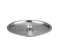 20-40cm Stainless Steel Pot Lids Universal Cookware Lid Reusable Frying Pan Metal Lid Bowl Cover(28cm)