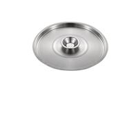 20-40cm Stainless Steel Pot Lids Universal Cookware Lid Reusable Frying Pan Metal Lid Bowl Cover Restaurant Kitchenware(30cm)
