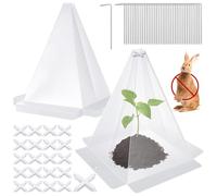 20/40pcs Garden Cloches for Plants | Reusable Greenhouse Plant Bell Covers | Weatherproof, Light-Transmitting, Anti-Scratch, Garden Cloche for Growing Vegetables Protection Frost and PestProtection