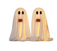 20.5 Inch Tall Plush 2-Pack for battery Operated Lights 20.5(2 pieces) | Plastic and cloth mix, for durable construction, year-round storage, white color, for easy to clean