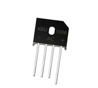 20/50/100/200/500Pcs KBU1006 Bridge Rectifier KBU10J Stack 10A/600V(100Pcs)