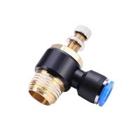 20/50/100PCS Air SL 1/8 1/4 3/8 1/2 Speed Control Adjustable Pneumatic Fitting Throttle Valve Controller 4 6 8 10mm Hose Tube(Rose Red,20 PCS)