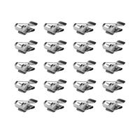 20/50/100Pcs Edge Clip Solar Cable Value pack Cable Tie PV Clip Stainless Steel, Cable Clip Solar Panel Cable Clip Metal Wire Clips Stainless Steel