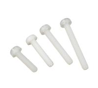 20/50/100Pcs M2 M2.5 M3 M4 M5 M6 M8 Metric Thread White Nylon Plastic Pan Head Cross Round Screw Bolt L=4-60mm(5mm,M3 (50pcs))