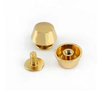 20/50/100Pcs Metal Bag Bottom Nail Buckles Handbag Purse Protect Feet Nails Flat Studs Screw Rivets Leather Craft Accessories(LightGold,50Pcs)