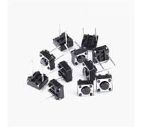 20/50/100Pcs Mi cro Tactile Switch Momentary Tact DIP Switch 2Pin 6 x 6mm Mi cro Touch Push Button Switch High 5mm 6mm 7mm 8mm 9mm(6x6x4.3mm,100Pcs)